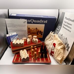 HTF Selecta Spielzeug Board Game PlanQuadrat German Game Complete Wood Pcs
